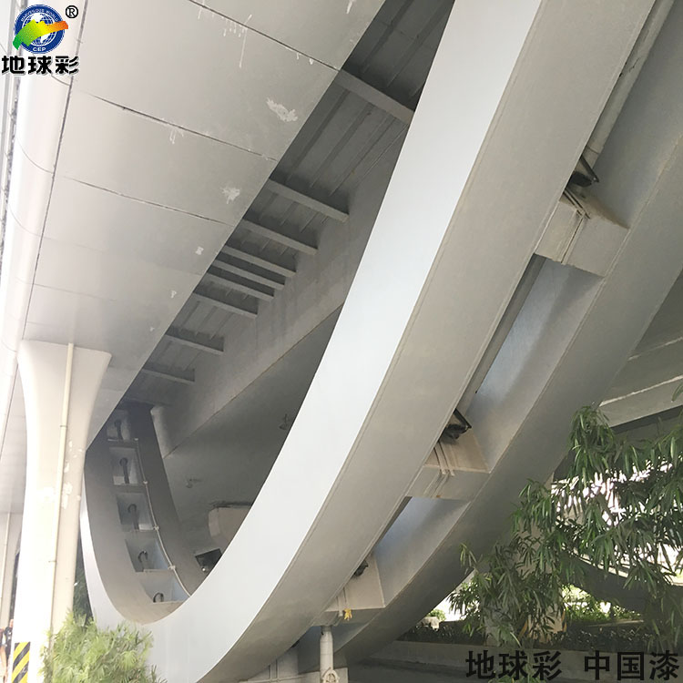 地彩牌钢结构专用漆耐低温桥梁氟碳漆施工喷涂耐用20年