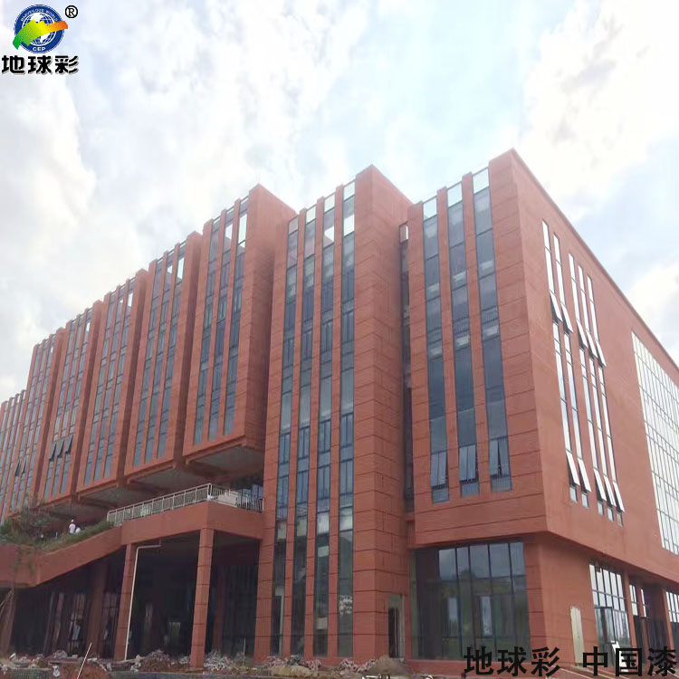 河南荣勋大厦钢结构用专业天溢金属氟碳漆喷涂施工