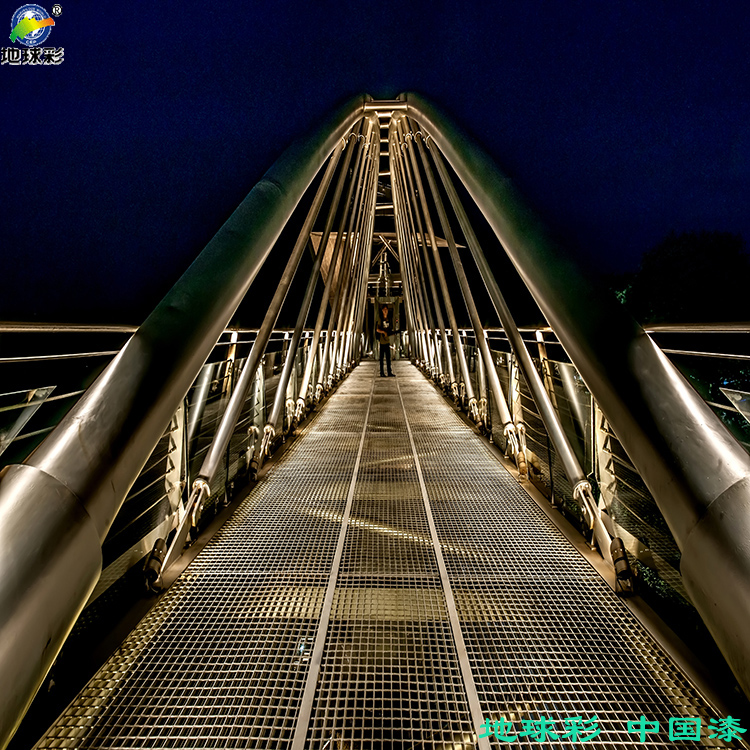 地球彩钢结构氟碳漆用于大型桥梁防腐施工