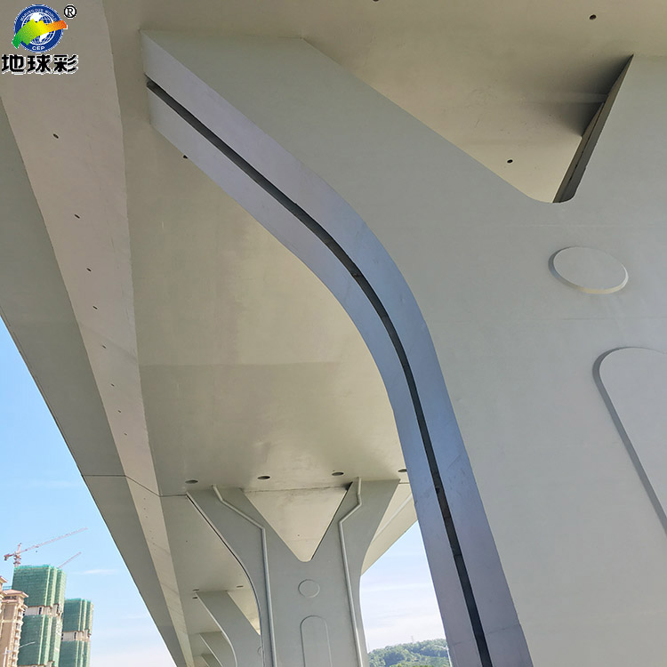 地球彩高架桥涂料用于高速公司桥梁施工喷涂