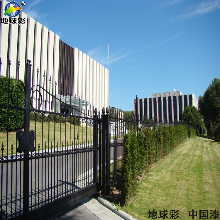 天溢涂料环保水性金属漆用于东莞莞城中学护栏维修