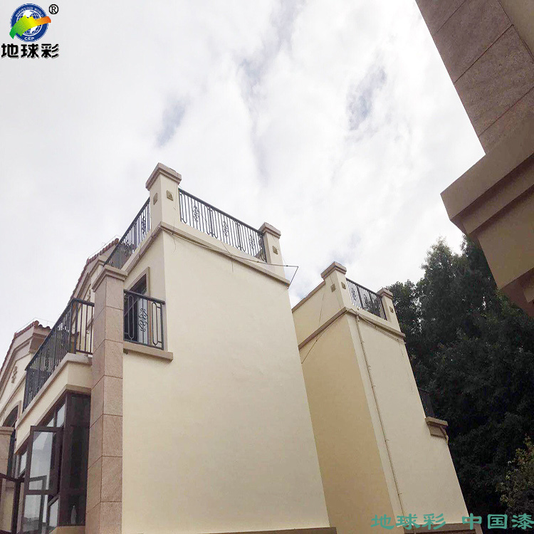 东莞市塘厦三正酒店用天溢涂料油性水泥漆玉白色喷涂施工
