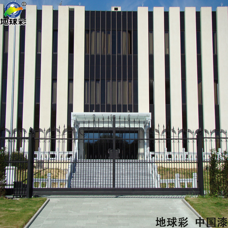 地球彩耐低温氟碳漆黑龙江省哈尔滨北秀宾馆喷涂