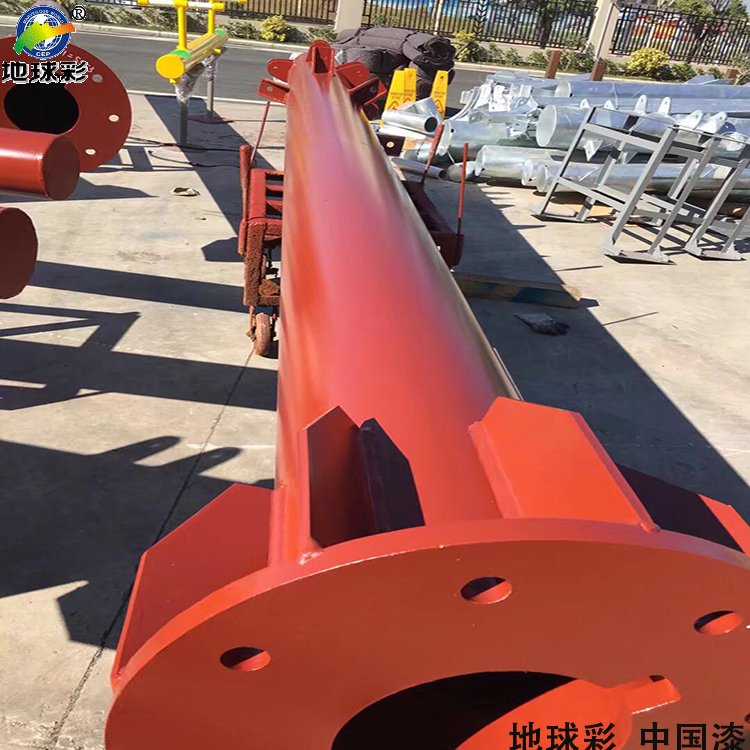 地球彩环氧云铁中间漆用于潮州南翔钢结构厂防腐施工喷涂